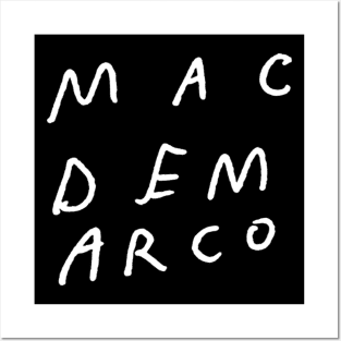 Mac Demarco Salad Days Handwriting Inverted Posters and Art